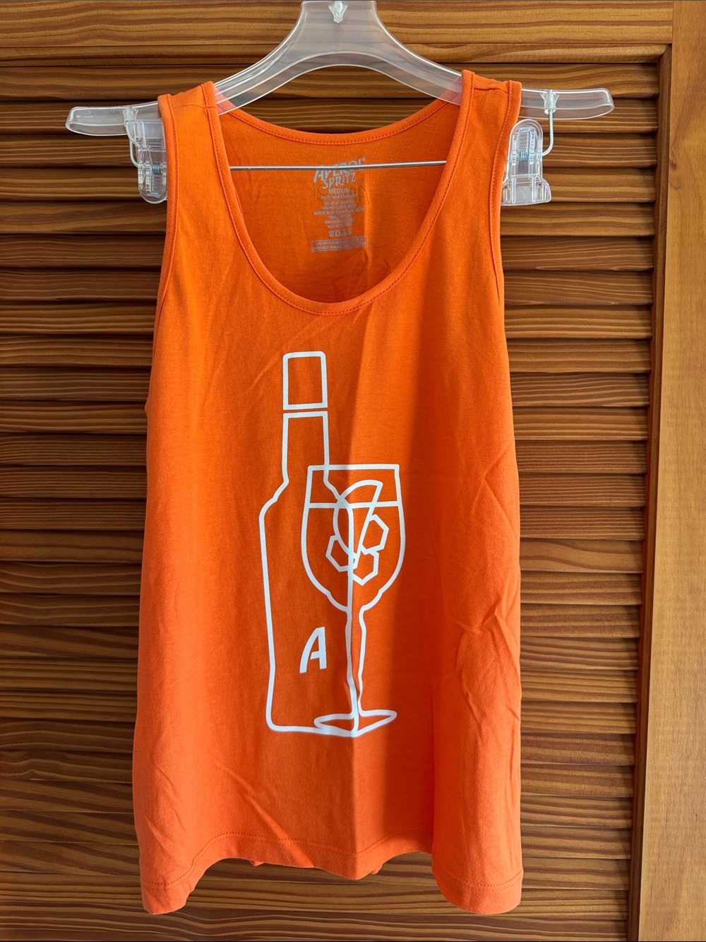 APEROL SPRITZ Orange Graphic Tank Top